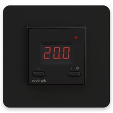 Терморегулятор для электрообогревателей Welrok vt черный